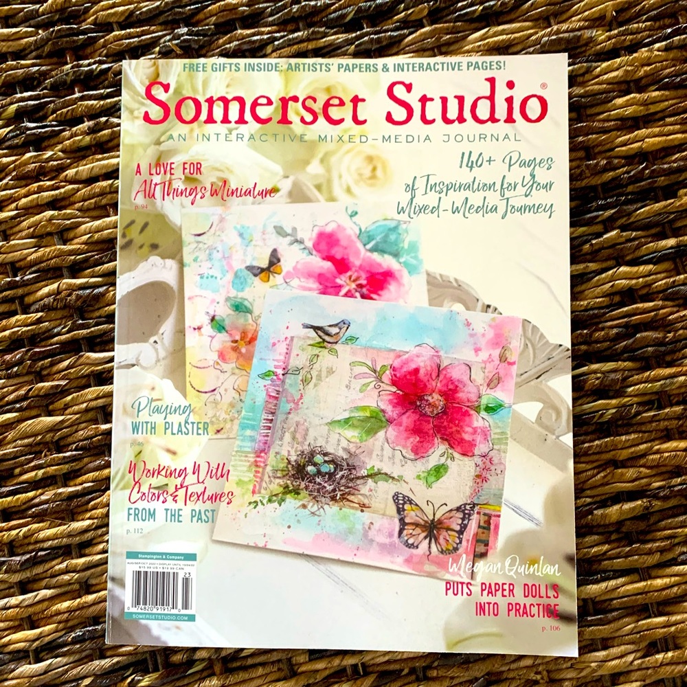 Somerset Studio, an interactive mixed media journal